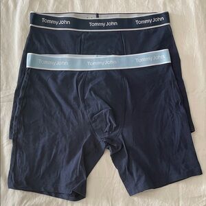 Tommy John Men's Dark Blue Boxer Briefs - (2) New - No tags